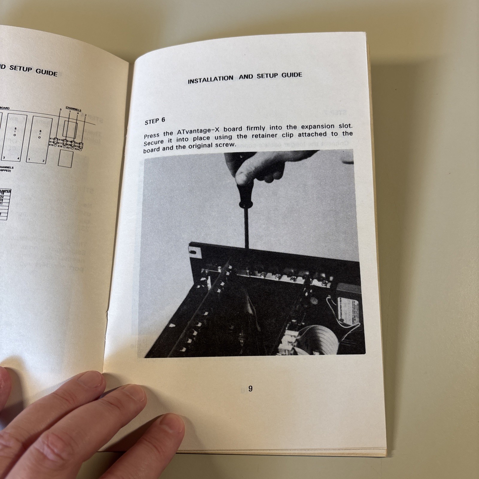 Vintage 1984 COMPUTONE Systems Inc. Atvantage -X Installation Guide