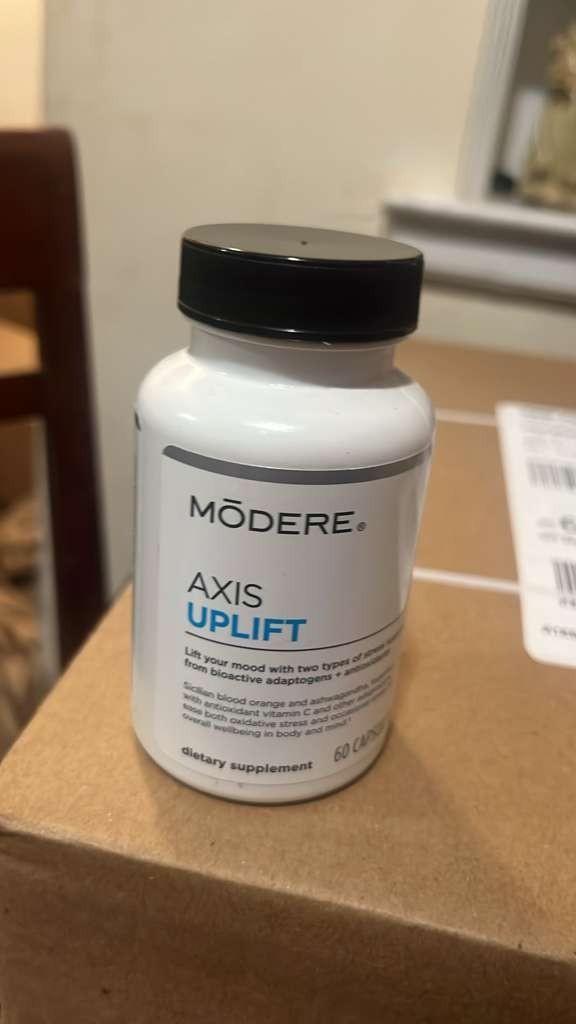 Modere Axis Uplift 60 Capsules Mood & Stress Support Ashwaganda