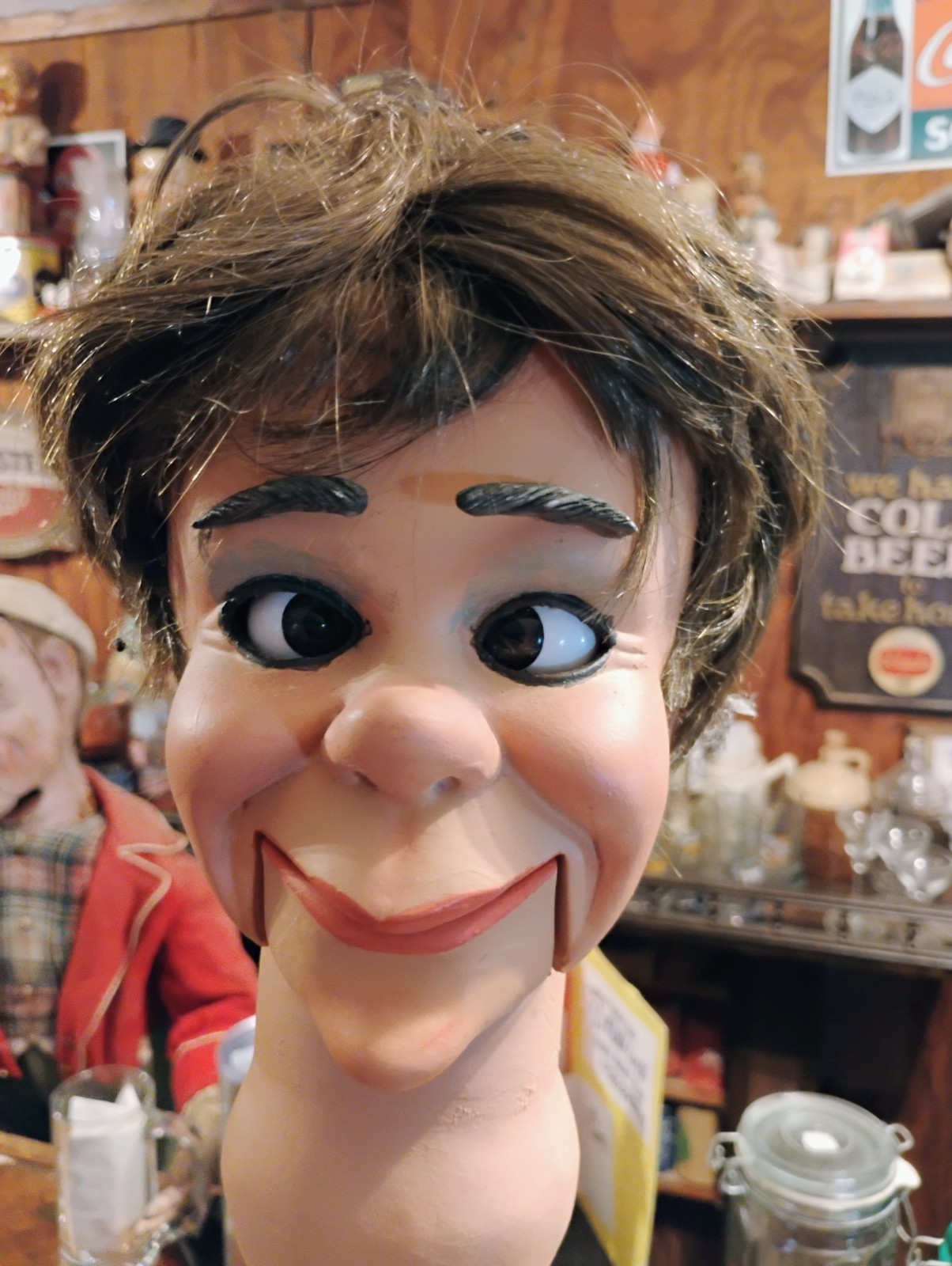 pro style ventriloquist dummy puppet doll figure