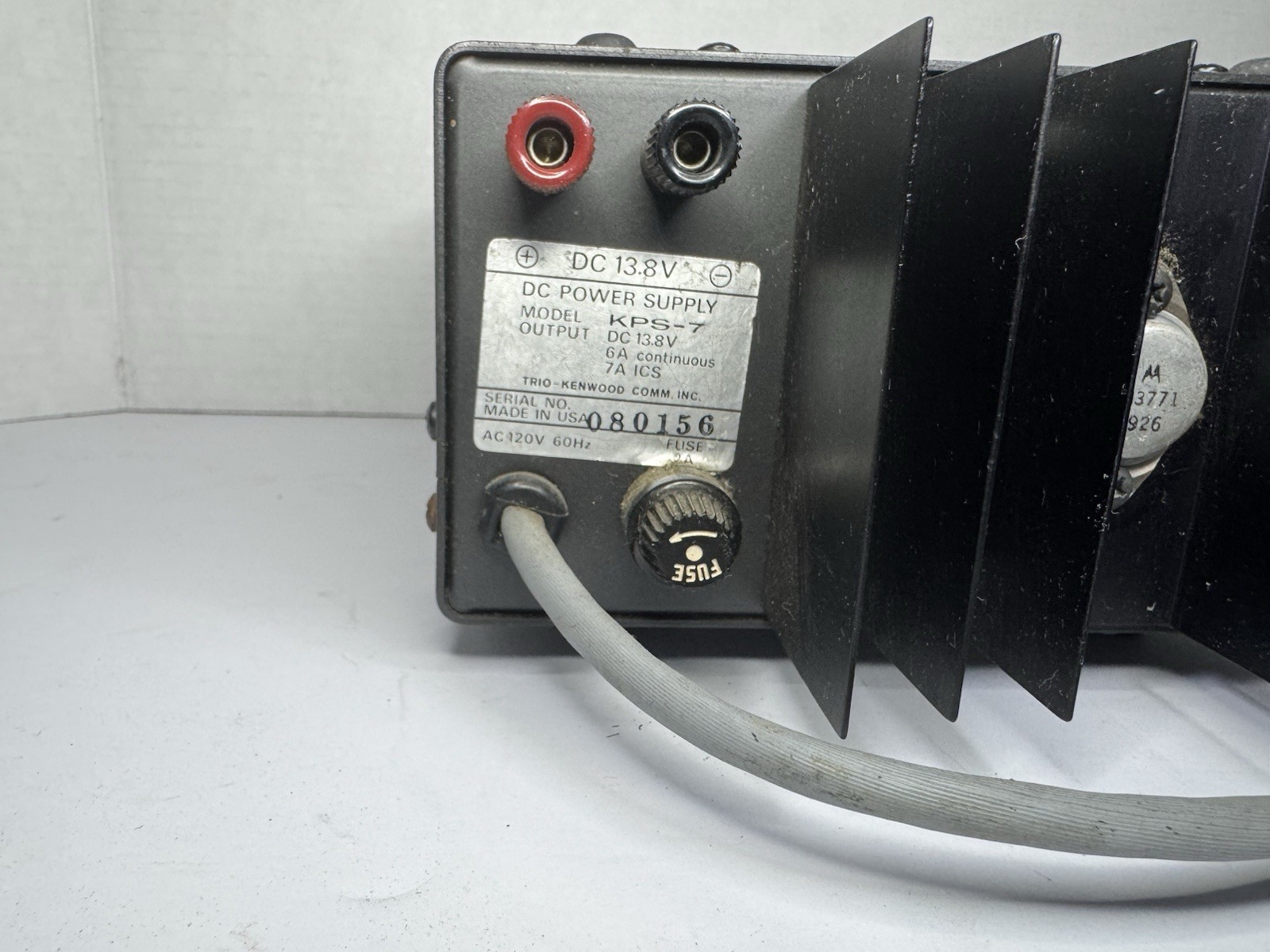 Kenwood KPS-7 DC Power Supply - Works As Should