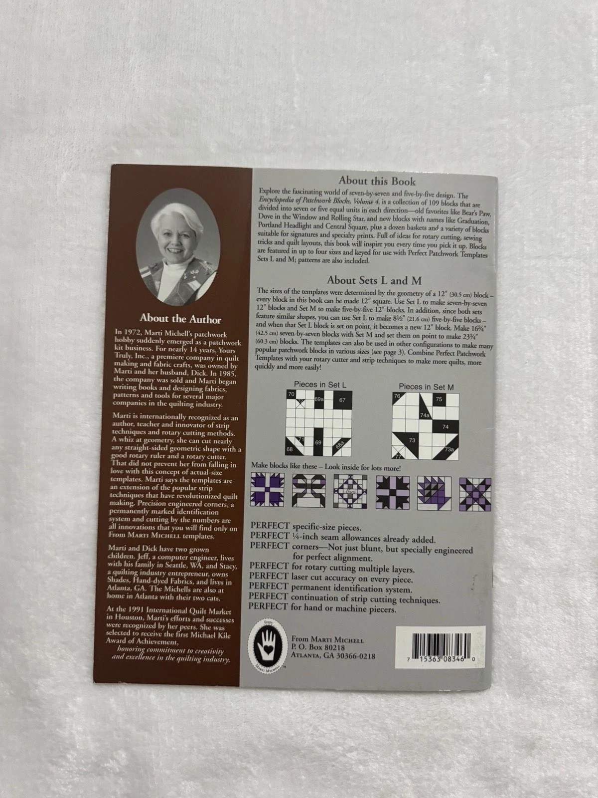 Marti Michell Encyclopedia Of Patchwork Blocks Perfect System Volumes 2 3 4 6