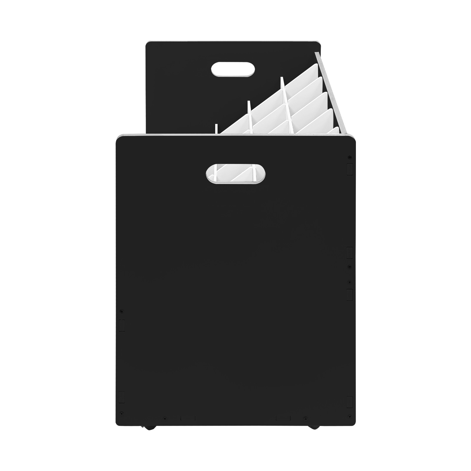Mobile Roll File Storage Rack, Roll Files Storage Cabinet with Wheels, 30 Slots