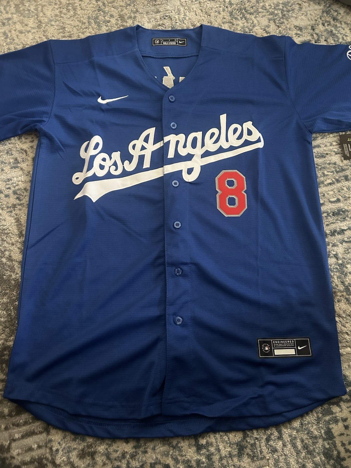 Enrique “Kike” Hernandez Adult Dodgers  Blue Alternate Jersey Size Large