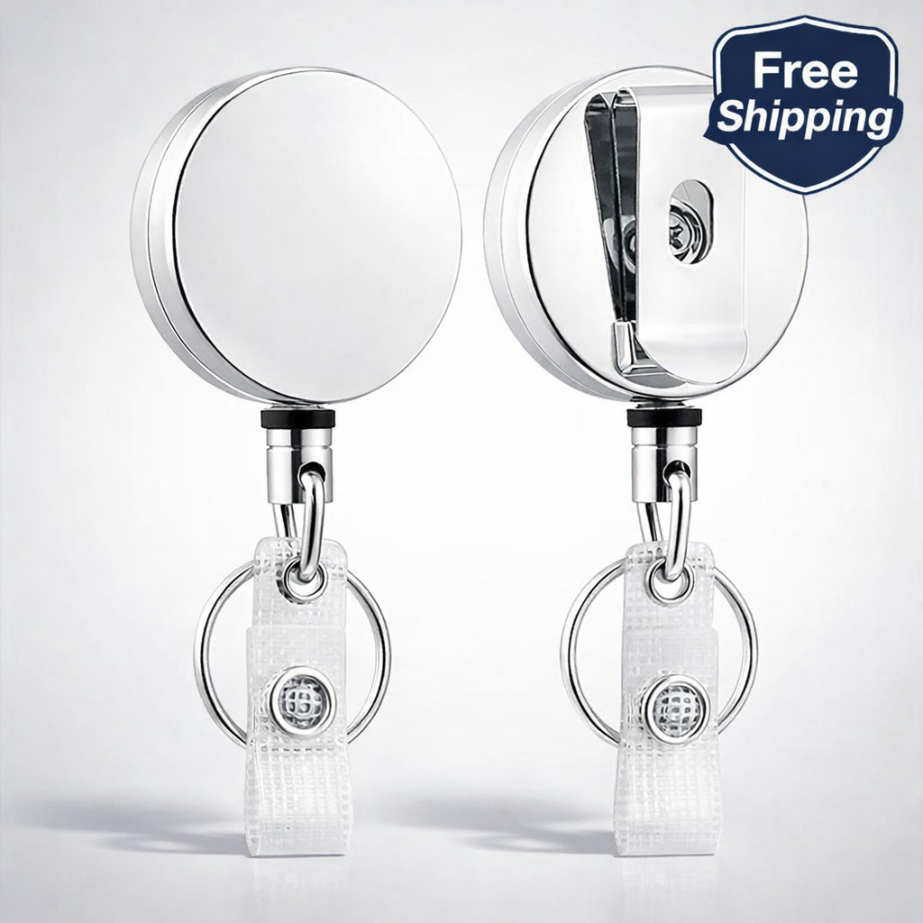 2PCS Steel Wire Rope Elastic Key Chain Retractable Anti Lost Secure Key Chain