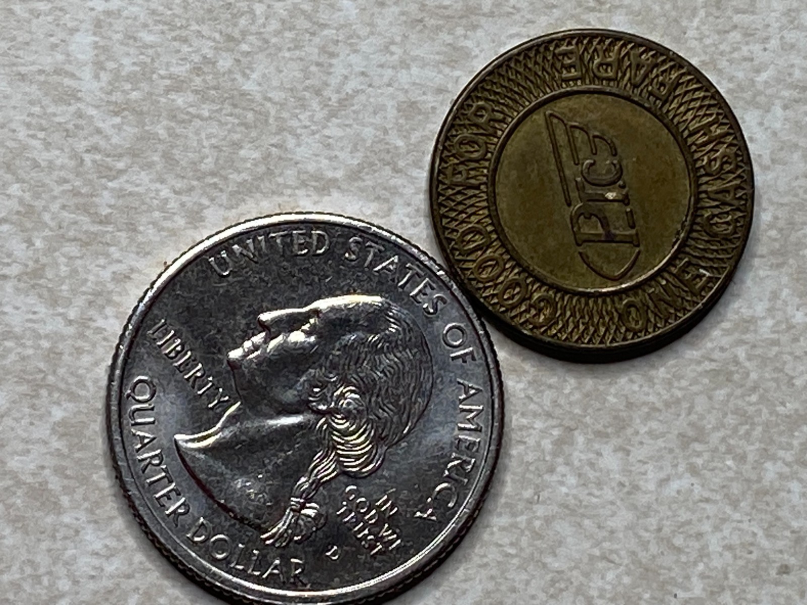 PTC Phildelphia Transit Co Fare Token T8678