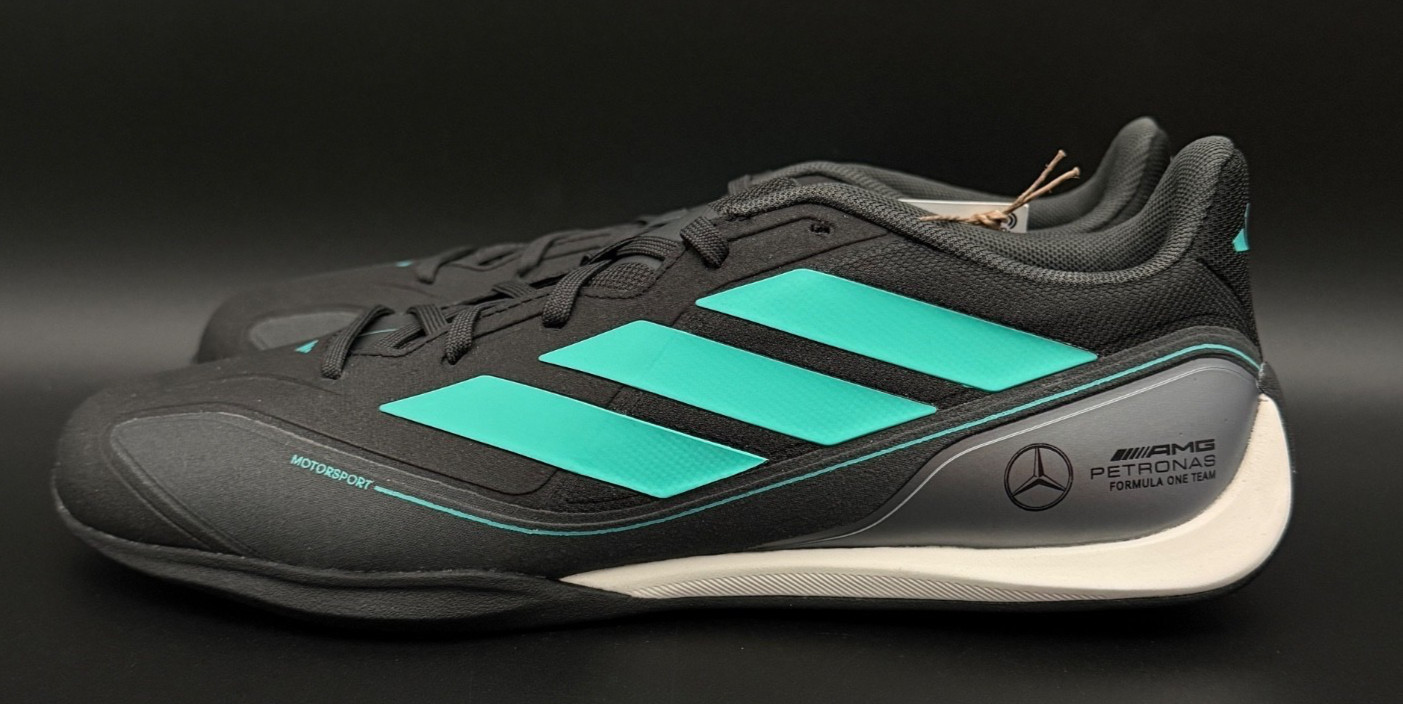 Mercedes AMG PETRONAS F1 Team Adidas Feroza Black JQ3273 MENS Sneakers