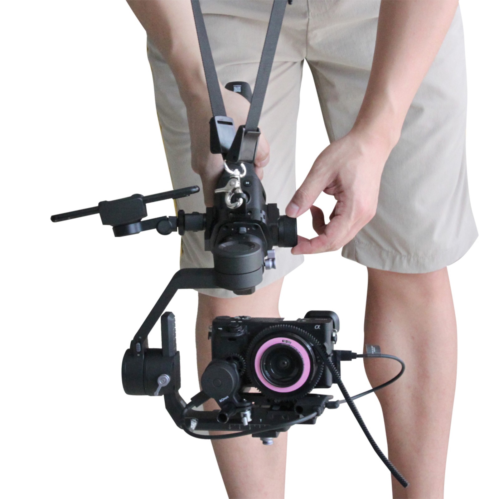 New Neck Strap Shoulder Sling Clip For DJI Ronin SC Handheld Gimbal Stabilizer d
