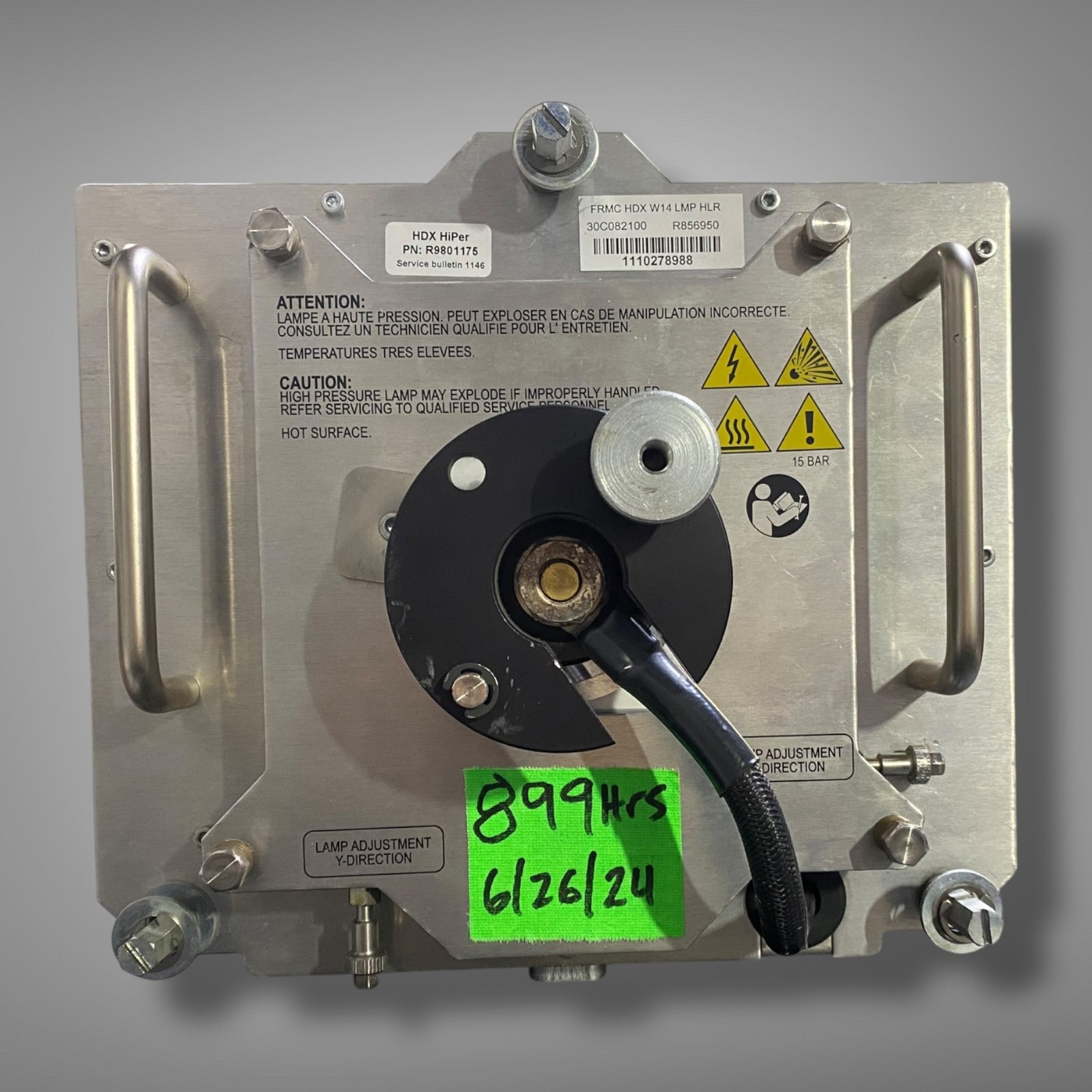 ⚠️ Barco FRMC HDX W14 LMP HLR 30C082100 R856950 🔩 899 Hrs For Parts
