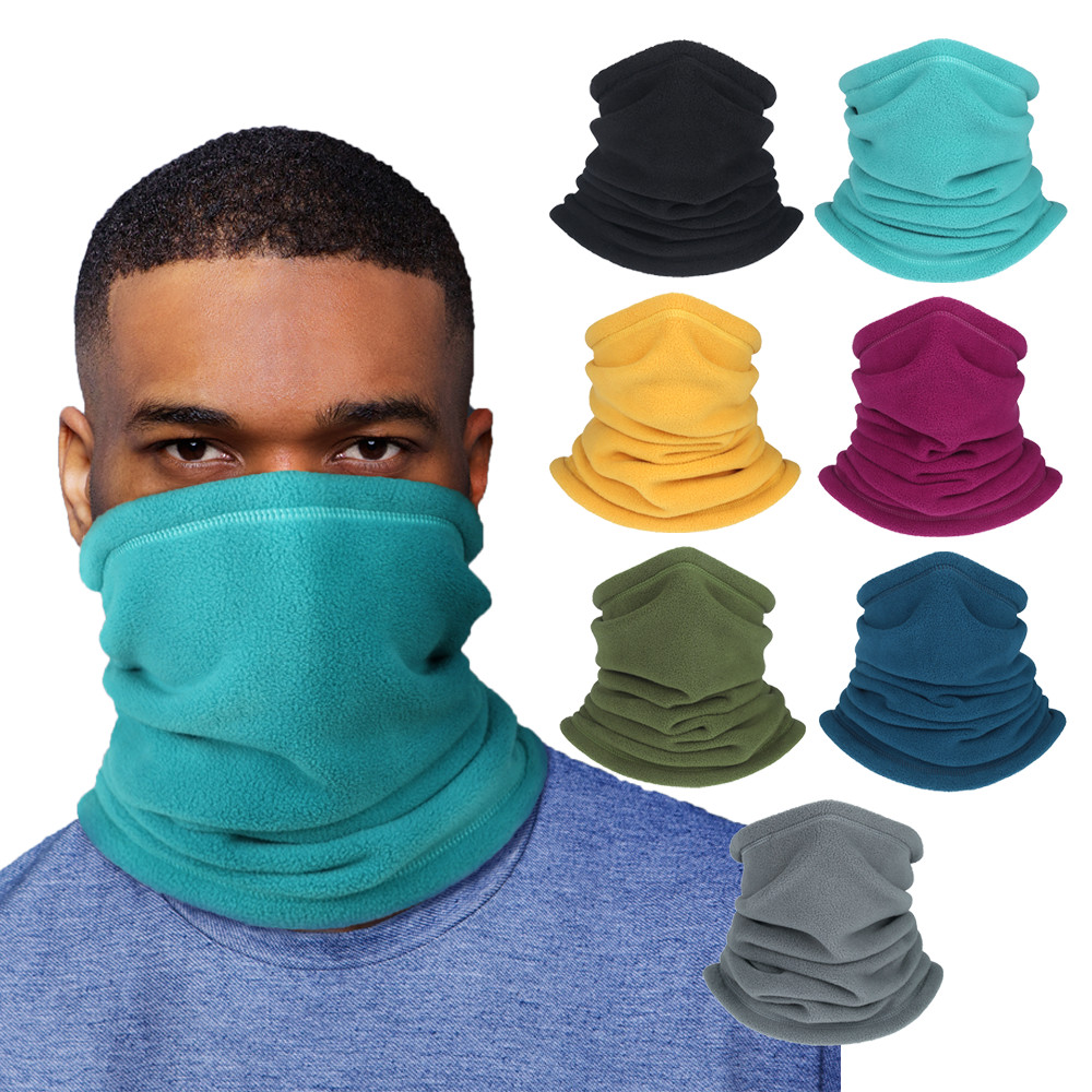 Bandana Face Mask Windproof Thermal Fleece Neck Warm Hood Skiing Motorcycle US