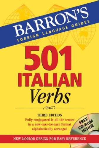 501 Italian Verbs: with CD-ROM (Barron's 501 Italian Verbs (W/CD)) (Itali - GOOD