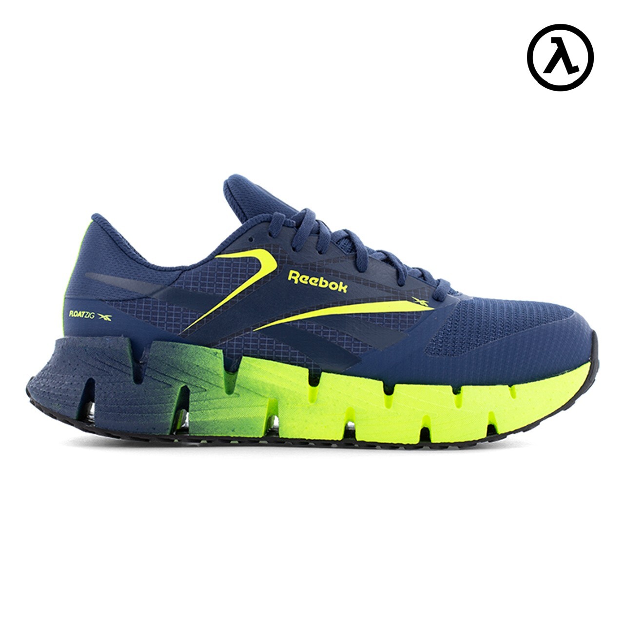 REEBOK FLOATZIG WORK MEN'S ATHLETIC SHOE BLUE/LIME BOOTS RB3032 - ALL SIZES NEW