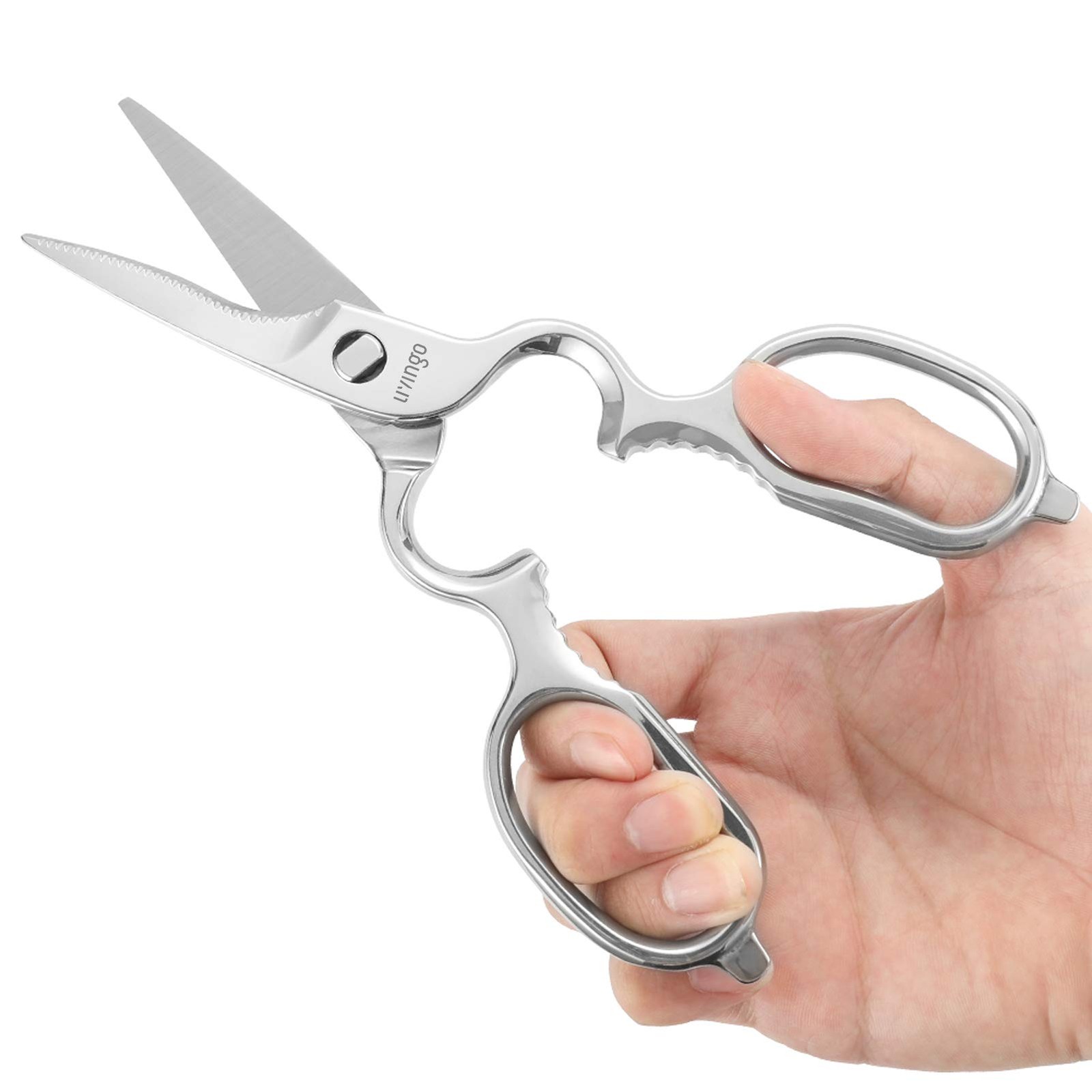 Kitchen Forged Shears Heavy Duty Come Apart Ultra Sharp Multi-function Stainl...