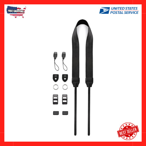 Camera Neck Straps for DSLR Camera or Binoculars Strap Black
