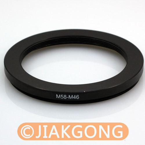 58mm-46mm 58-46 58 to 46 Step Down Ring Filter Adapter