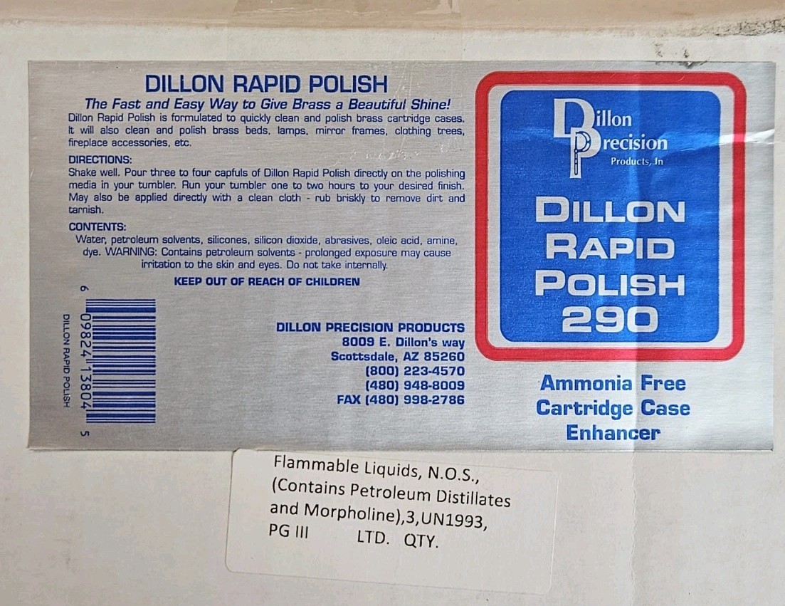 Dillon Rapid Polish 290 8 Ounce Bottle #13804