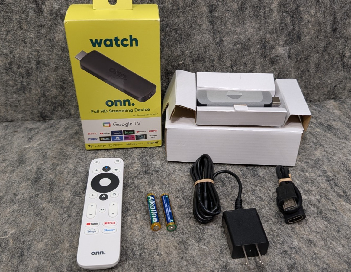 Onn Android TV 2K FHD Streaming Stick US Compatible Only 🔥New🔥