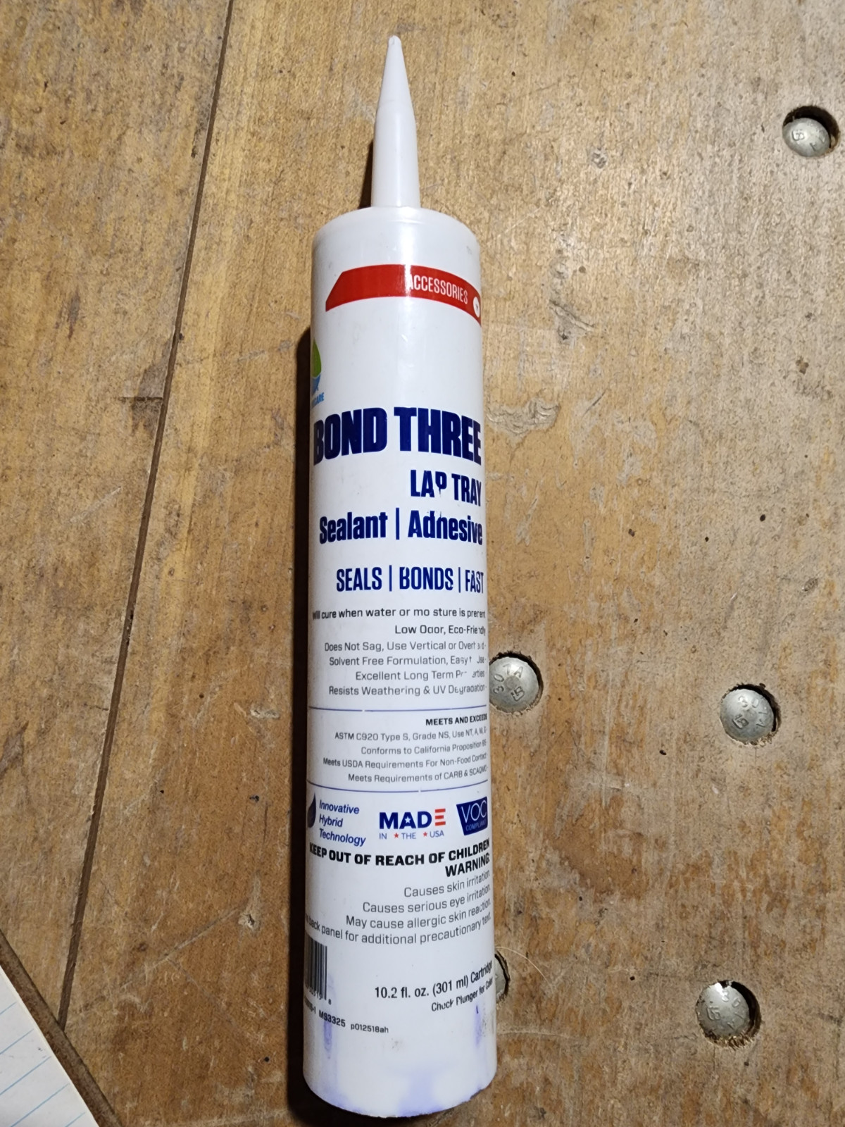 Botanicare Bond Three White Sealant | Hydroponic Tray Sealant Indoor Garden