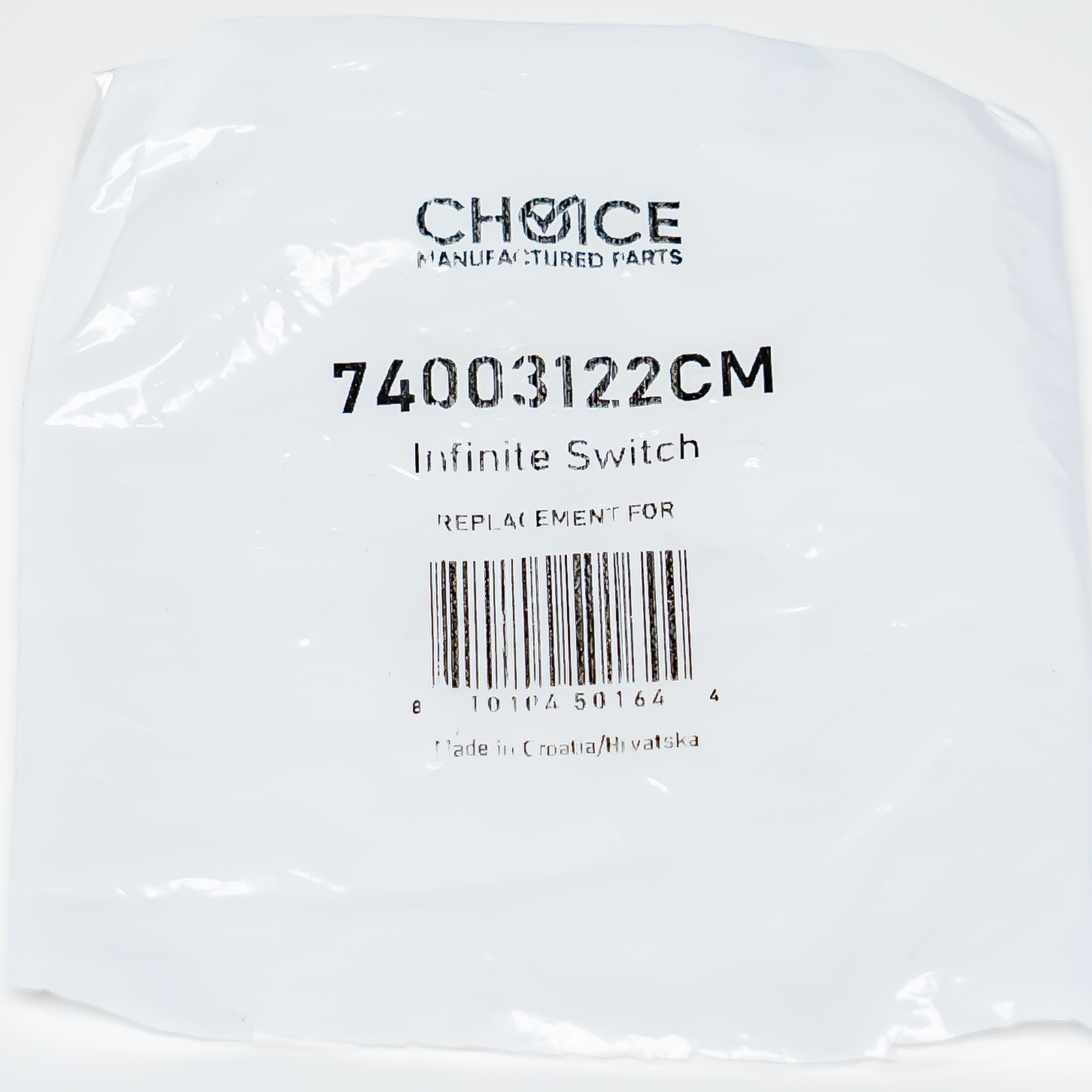 Choice Part 74003122 for Whirlpool Range Stove Burner Infinite Switch