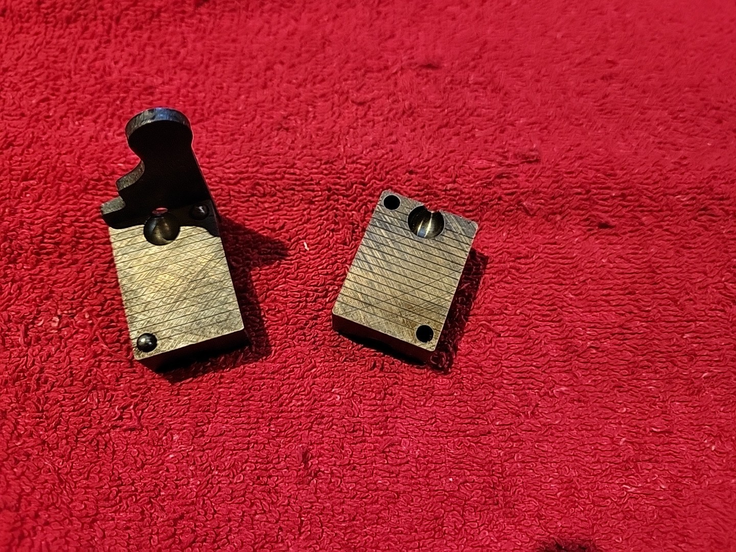 Vintage Lyman Ideal Bullet Mould Blocks Mold 350 717 Round Ball Reloading Ammo