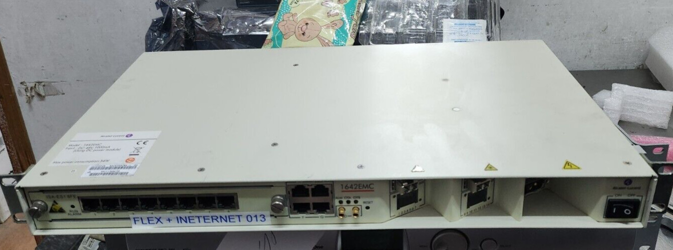 Alcatel-Lucent 1642EMC M120D48 Edge Multiplexer Compact (EMC) w/ ISA-ES1 8FE Mod