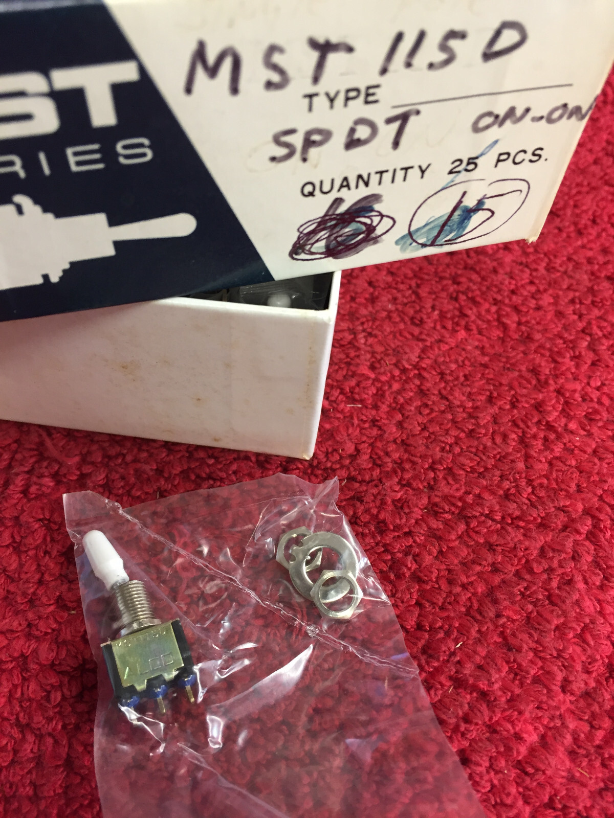 MST-115-D SPDT ON-ON ALCOSWITCH NEW