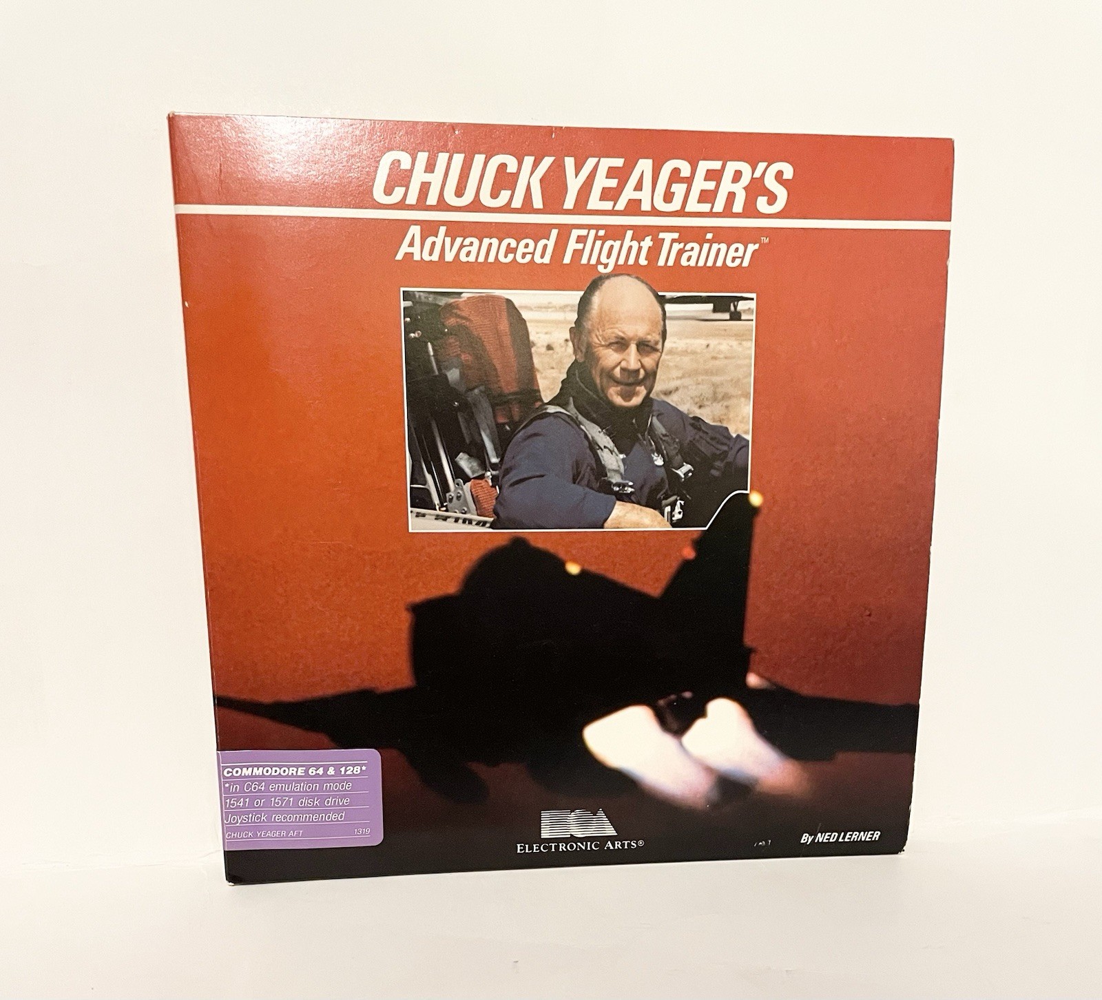 Chuck Yeager's Advanced Flight Trainer EA Commodore 64 Vintage NO DISK
