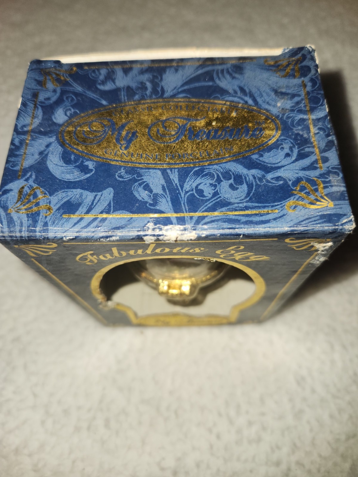 My Treasure Collectable Egg Tinket Box New