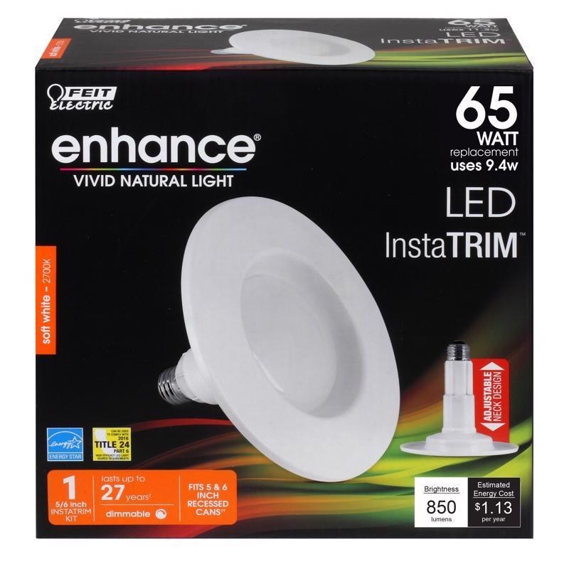 New Feit LED Retrofits White 7.5 in. W LED Retrofit Kit 11.3 W