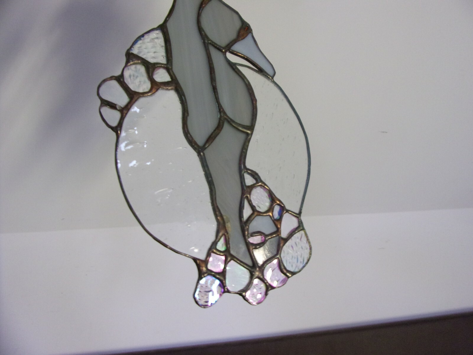 Large Seahorse Suncatcher With Bubble Glass