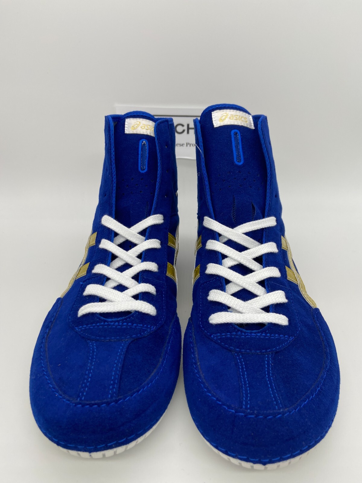 ASICS Wrestling Shoes 1083A001 EX-EO TWR900 Color BLU x BLU x GLD _ KYLN5MWH