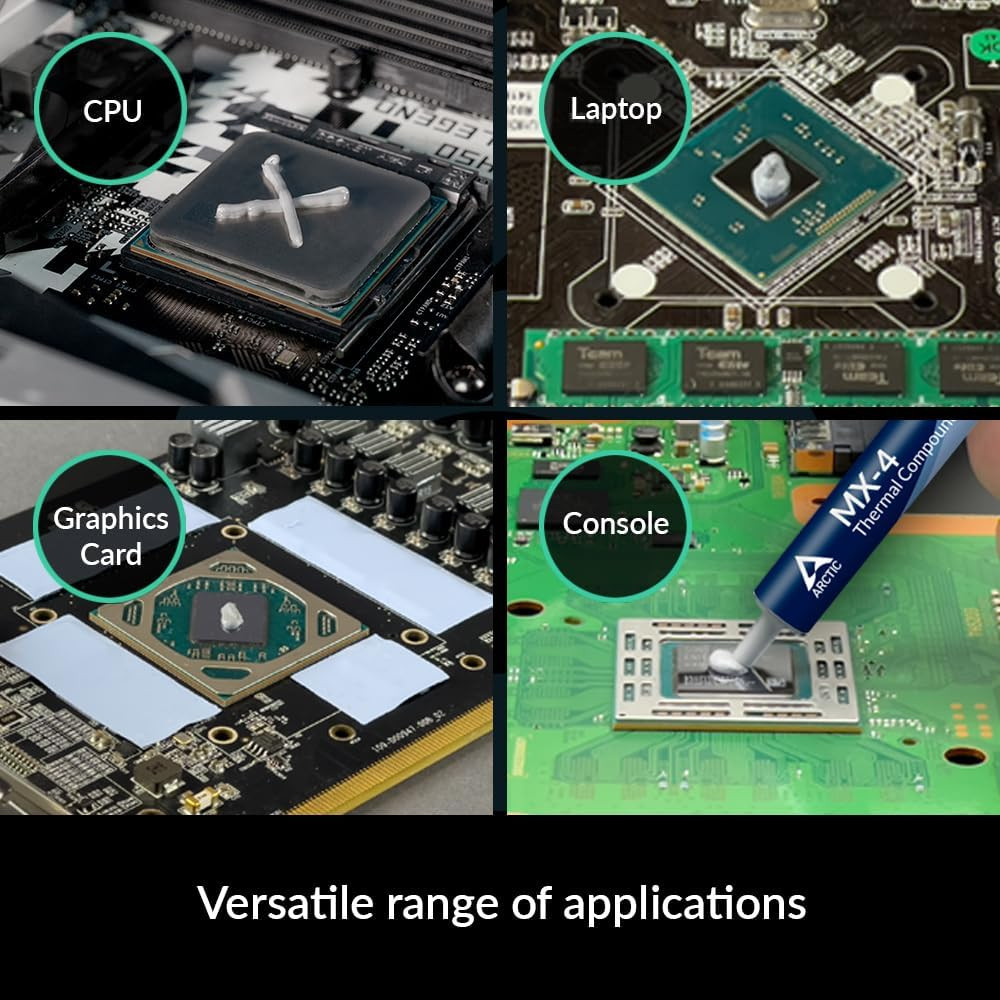 MX-4 (4 G) - Premium Performance Thermal Paste for All Processors (CPU, GPU -...