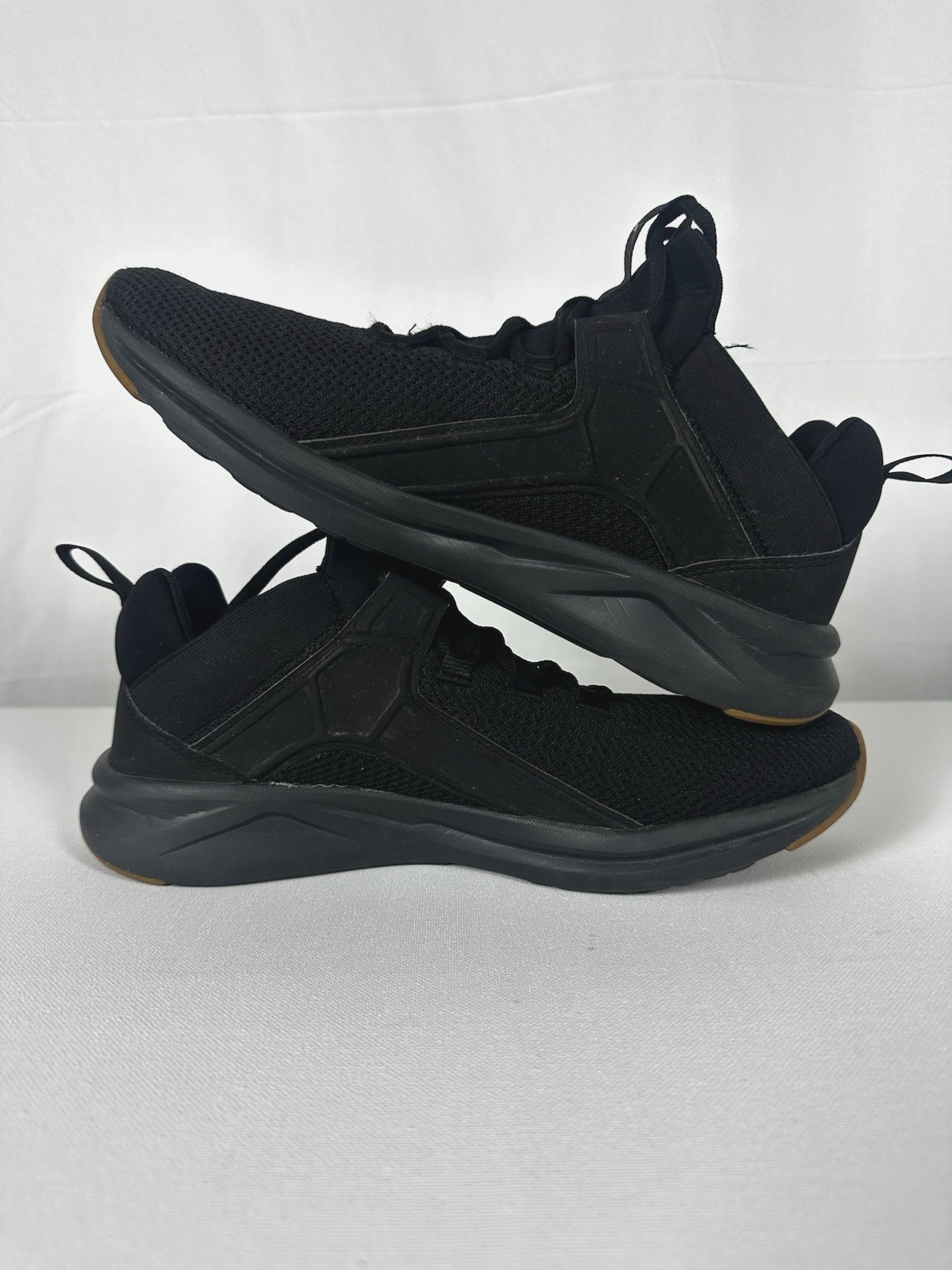Puma Men's US 10 Enzo 2 Revamp Black Puma Gold Running Shoes #379253-05