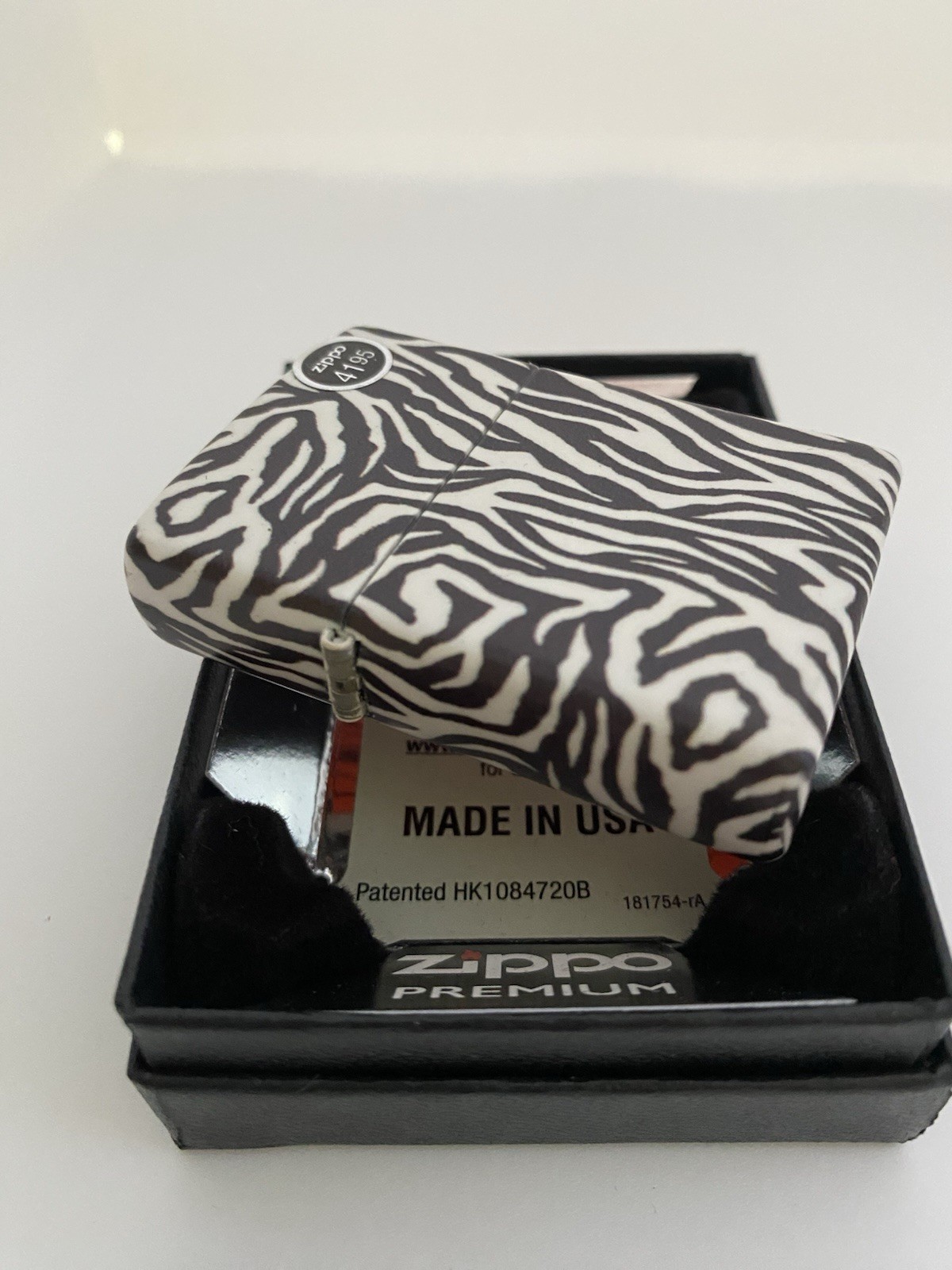Zippo 540 Wrap Zebra On A 2022 Lighter