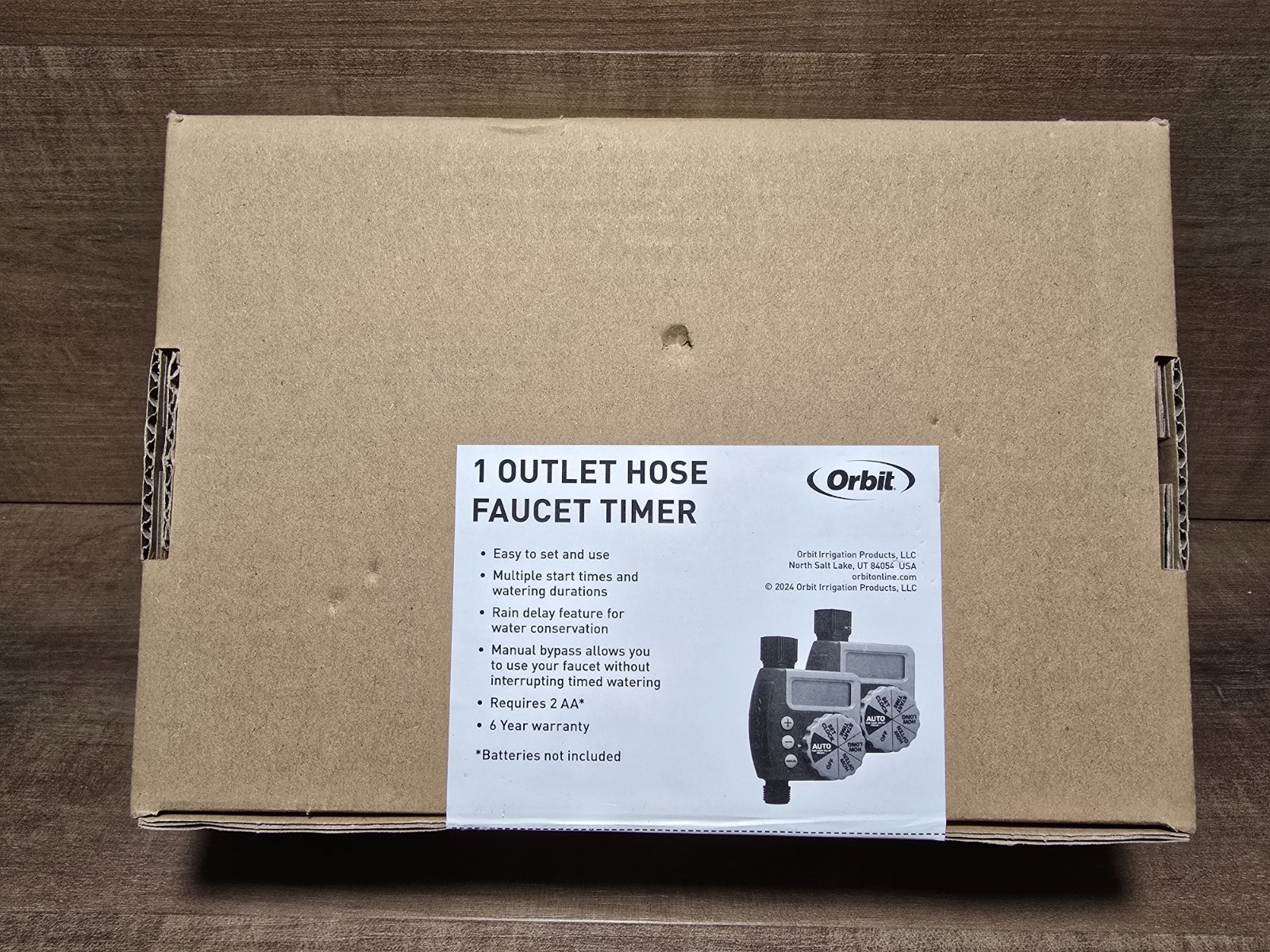 Orbit 62067 Programmable Digital Hose Watering Timer 2 Pack 1 Outlet Automatic