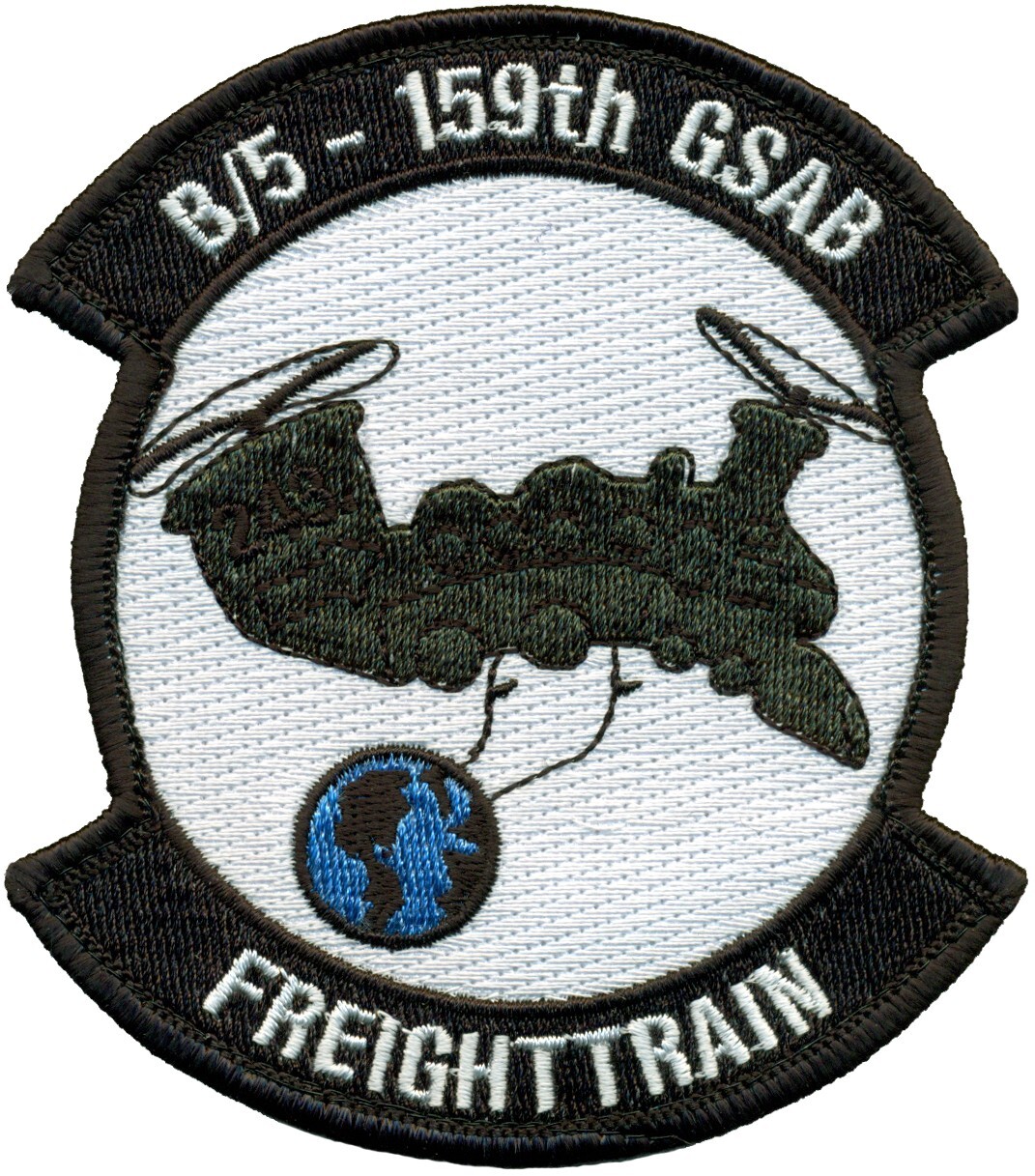 US ARMY B Co 5th BATTALION, 159th GENERAL SUPPORT AVIATION BATTALION PATCH