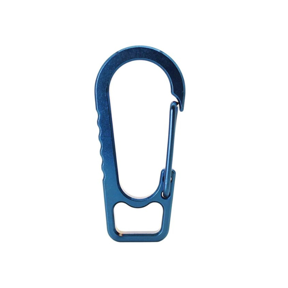2pc Titanium Alloy Carabiner Spring Snap Hook Clip KeyChain Quick Release Buckle