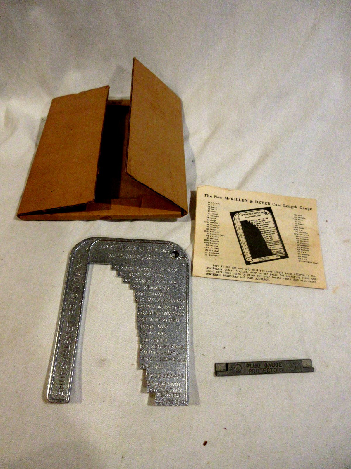 McKillen & Heyer Case Length Gauge for Reloading  NIB