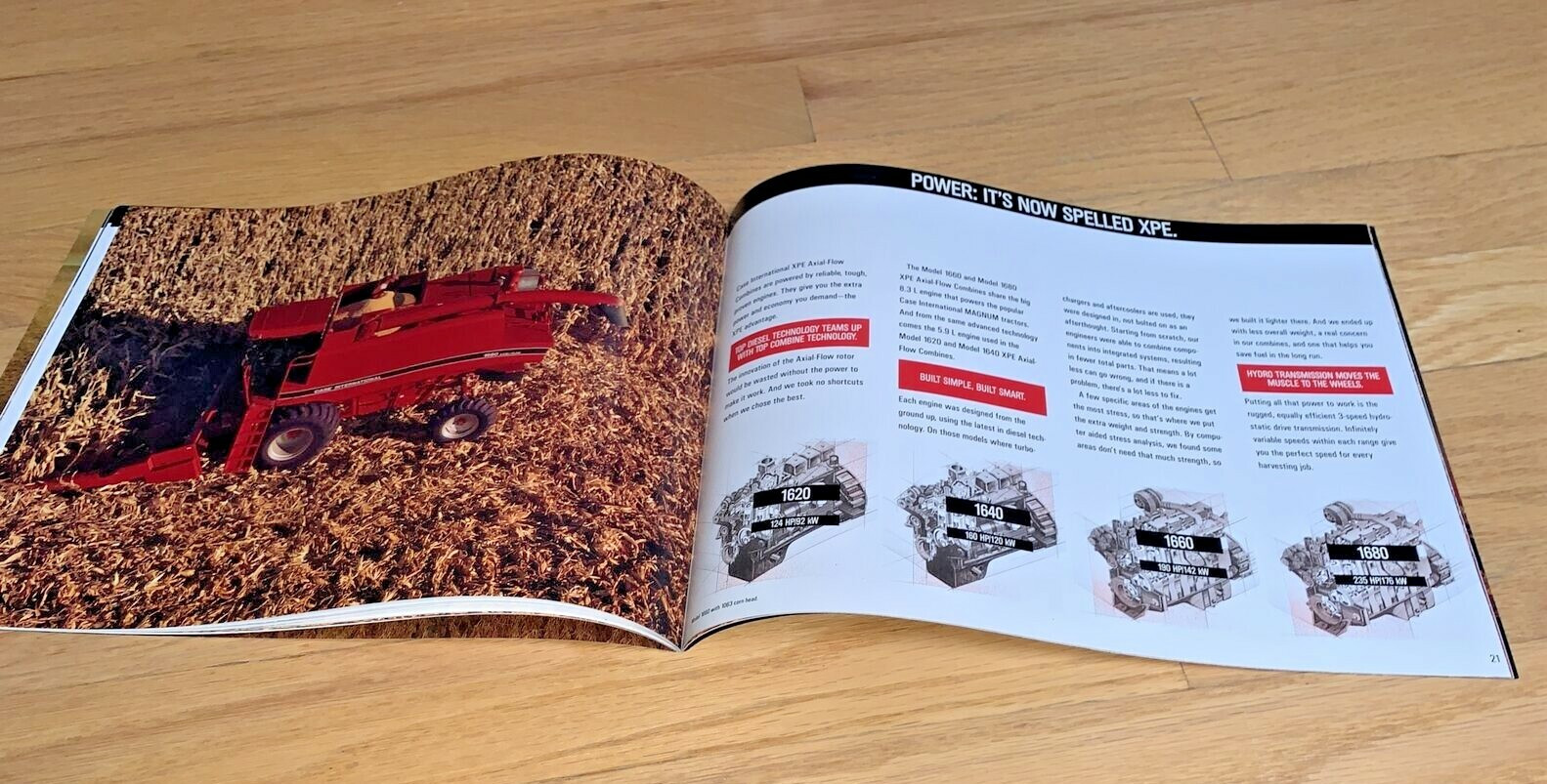 CASE INTERNATIONAL AXIAL FLOW COMBINES Brochure