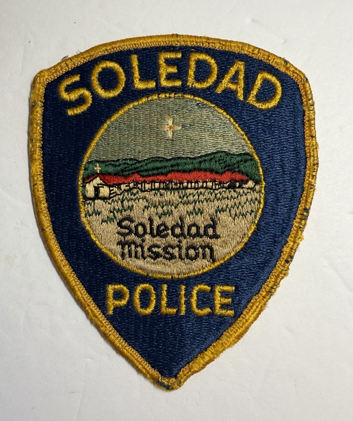 VINTAGE CALIFORNIA SOLEDAD DEPT PATCH MONTEREY COUNTY #D20
