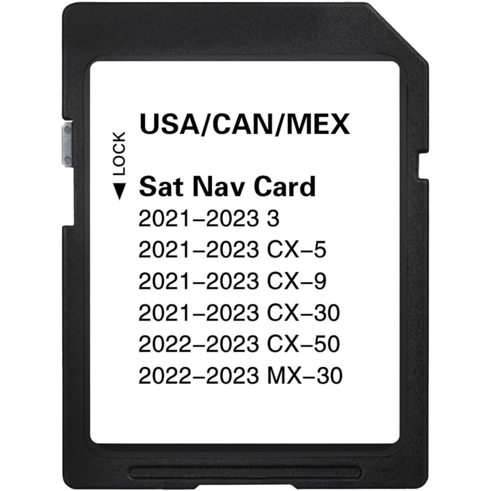 Premium Latest Navigation SD Card, Seamless Compact and Lightweight, Black