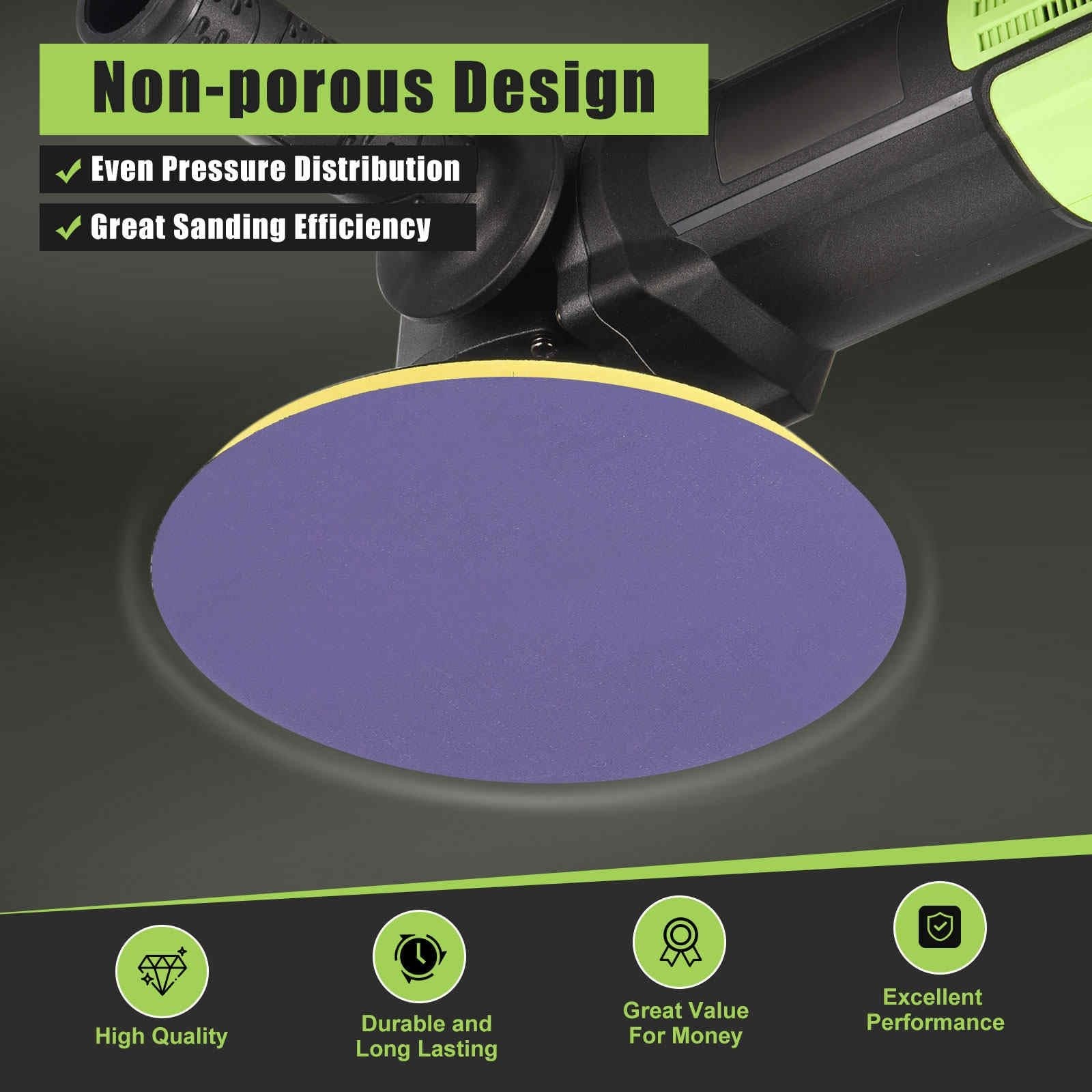 2 Inch 100 Grit Hook and Loop Sanding Disc - 30 Pcs - Good for Wood Metal Sto...