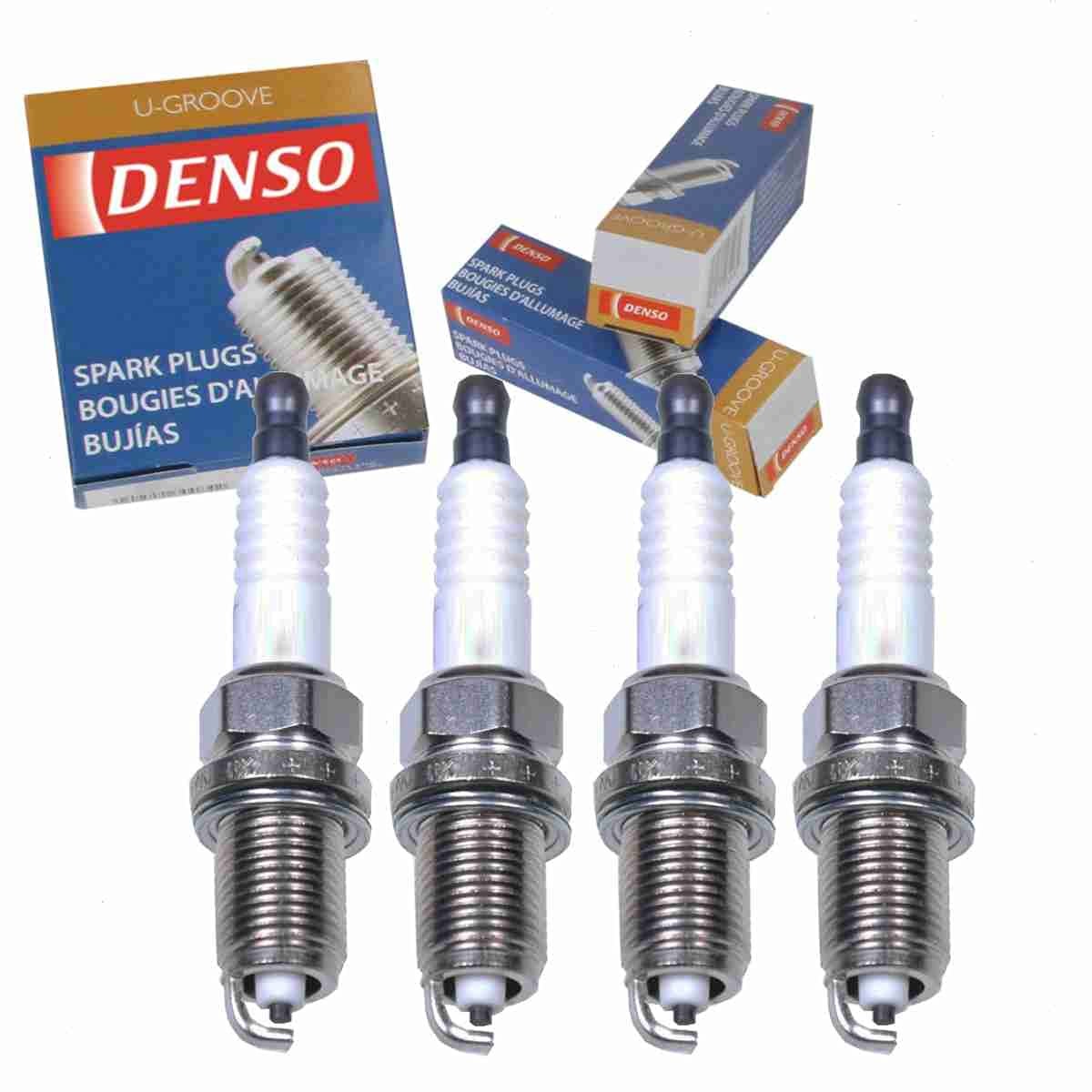 4 pc DENSO Standard U-Groove Spark Plugs for Toyota Camry 1992-2011 | 2.2L 2.4L
