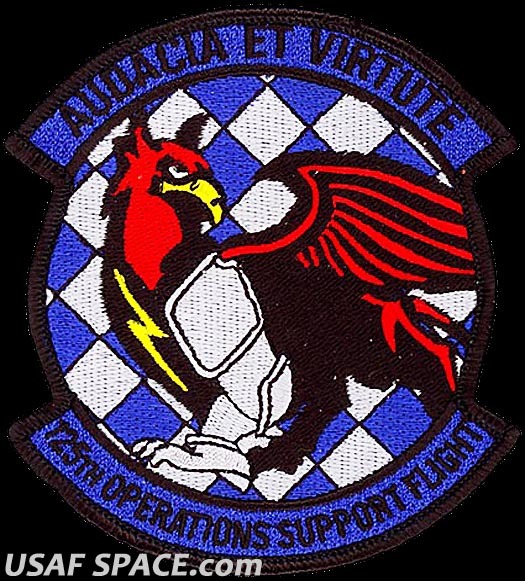 USAF 125th OPERATIONS SUPPORT FLIGHT - Jacksonville ANGB, FL- ORIGINAL VEL PATCH