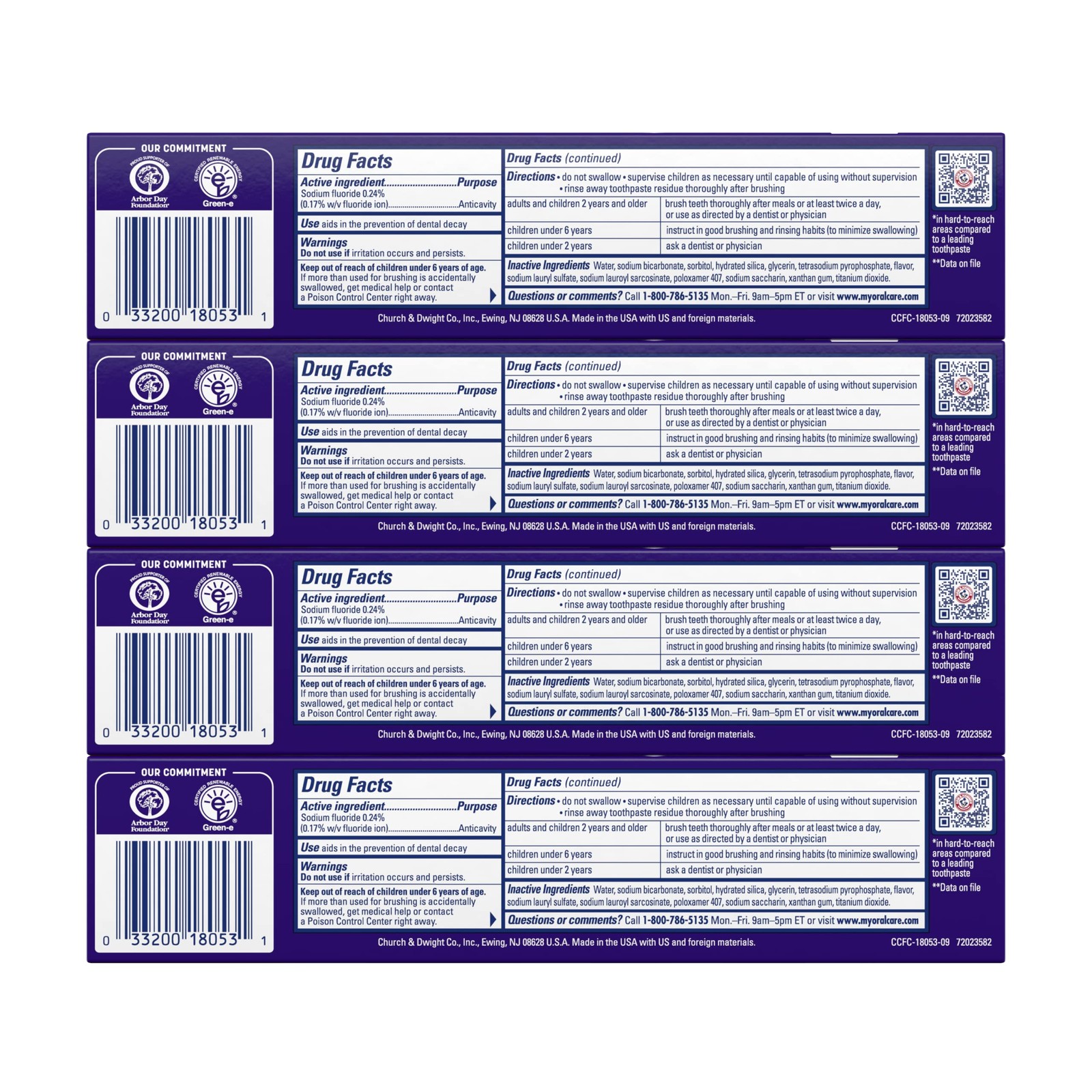 ARM & Hammer Complete Care Toothpaste, Teeth Whitening Toothpaste with Baking So