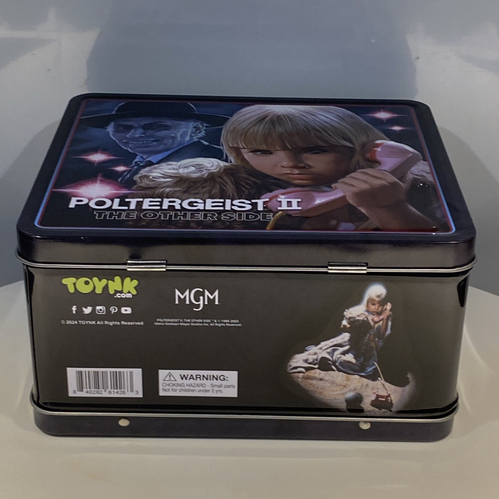 New Poltergeist 2 Double Sided Lunch Box/Tin Tote Complete