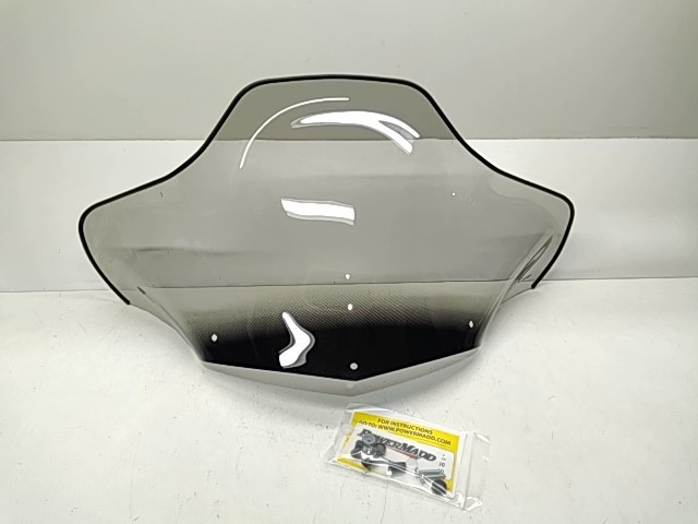 Cobra W/S Low Blk 13.25" S-D Rev Hood MTD Flyscreen - 2007 SkiDoo Summit 800