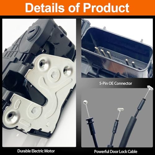 Door Lock Actuator Compatible with 2016-2021 Tucson Rear Driver Left Side