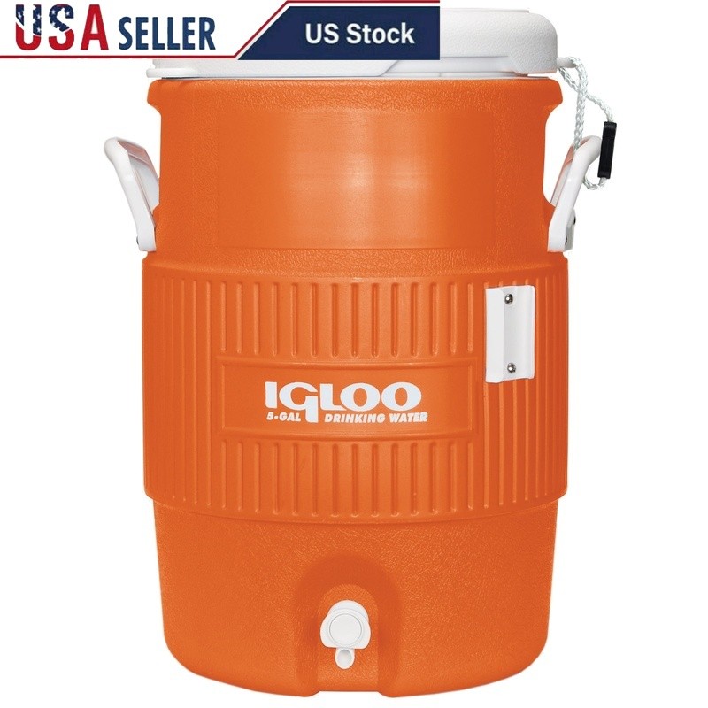 5 Gallon Heavy Duty Beverage Cooler Jug Portable Water Dispenser Camping Sports