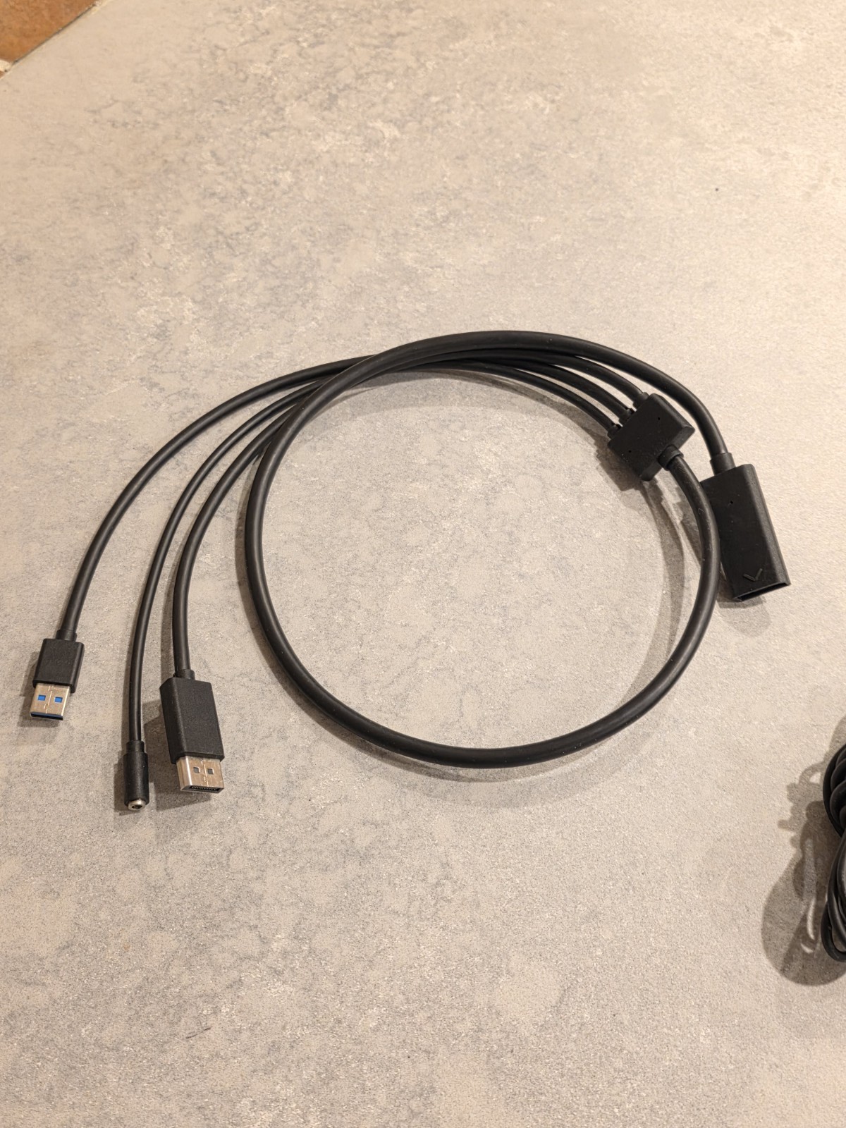 Original VALVE INDEX VR Headset Tether & Trident Cable & Power Cord Replacement