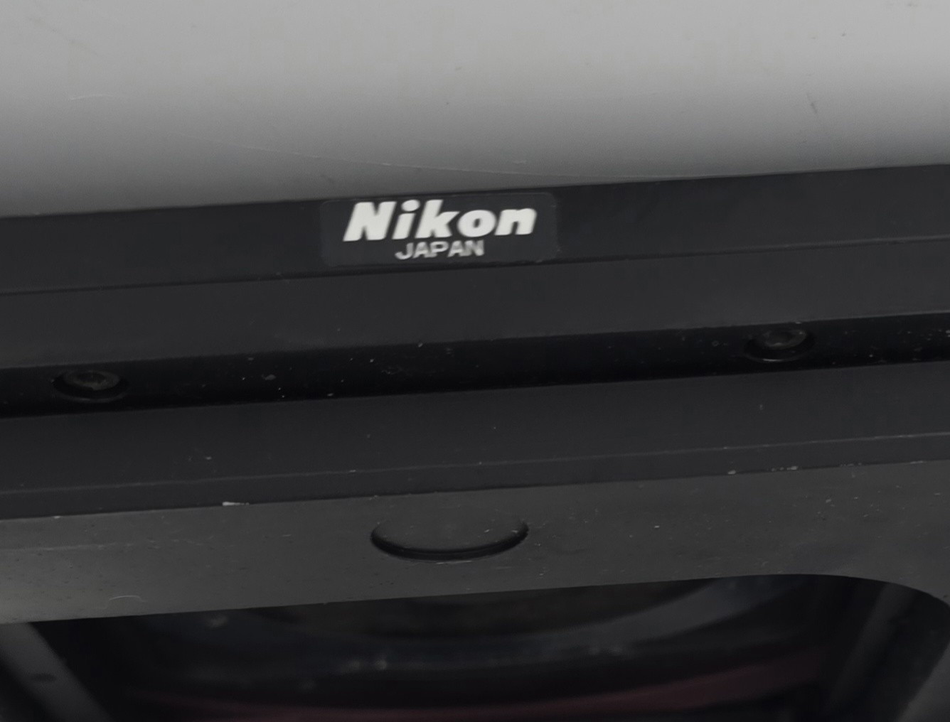 NIKON DIAPHOT STAGE TABLE SPECIMEN OPTICS MICROSCOPE Runs Smoothly +Stage Plate
